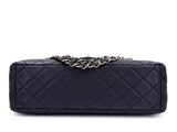 Chanel 2009 Vintage Black Caviar Soft Maxi Classic Flap Bag SHW AYW