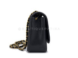 Chanel 1994 Vintage Black Caviar Medium Diana Flap Bag 24k GHW 21Z