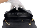 Chanel 1994 Vintage Black Caviar Medium Diana Flap Bag 24k GHW 21Z