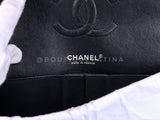 Chanel 2010 Black Caviar Medium Classic Double Flap Bag SHW 2U1
