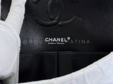 Chanel 2009 Black Caviar Medium Classic Double Flap Bag SHW 2U1
