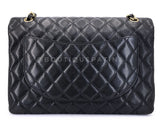 Chanel Black Caviar Maxi Classic Double Flap Bag GHW DSV