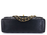 Chanel Black Caviar Maxi Classic Double Flap Bag GHW DSV