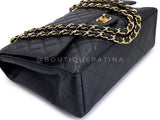 Chanel Black Caviar Maxi Classic Double Flap Bag GHW DSV