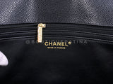 Chanel Black Caviar Maxi Classic Double Flap Bag GHW DSV