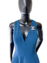 Chanel Clear Acrylic Brooch 19K Lucite CC Ornament