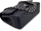 Chanel 2011 Black Caviar Jumbo Classic Double Flap Bag SHW GXC