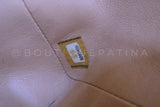 Chanel 2004 Vintage Caramel Beige Caviar Medium Classic Double Flap Bag 24k GHW 85Q