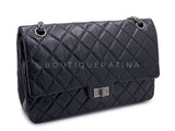 Chanel Black Medium 226 2.55 Reissue Classic Double Flap Bag RHW 1IJ