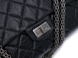 Chanel Black Medium 226 2.55 Reissue Classic Double Flap Bag RHW 1IJ
