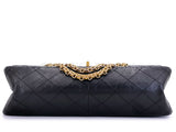 Chanel Black Aged Calfskin Reissue Medium 226 2.55 Flap Bag GHW JAQ