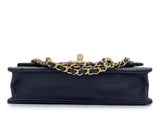 19S Chanel Chic Pearls Quilted Flap Bag Black GHW DJ9