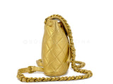 Chanel Mini Duma Backpack Bag Vintage 1994 Small Gold 24k GHW JG0