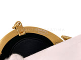 Chanel Heart Minaudière Bag 23S Caged Evening Clutch Gold Black NIB 7LS
