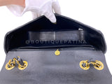 Chanel Vintage Caviar Jumbo Flap Bag 1995 Black Classic 24k GHW THW