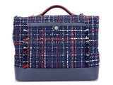 Chanel 2016 Airlines Large Tweed "Pilot's Briefcase" Flap Bag M8L