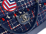 Chanel 2016 Airlines Large Tweed "Pilot's Briefcase" Flap Bag M8L