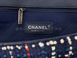 Chanel 2016 Airlines Large Tweed "Pilot's Briefcase" Flap Bag M8L
