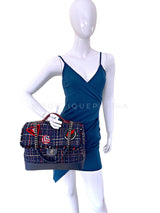 Chanel 2016 Airlines Large Tweed "Pilot's Briefcase" Flap Bag M8L