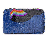 Chanel Rainbow Sequin Flap Bag 21K Medium G6I