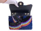 Chanel Rainbow Sequin Flap Bag 21K Medium G6I