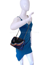 Chanel Rainbow Sequin Flap Bag 21K Medium