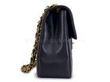 Chanel 1994 Vintage Black Maxi Classic Flap Bag 24k GHW FTD