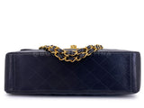 Chanel 1994 Vintage Black Maxi Classic Flap Bag 24k GHW FTD