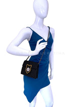 Chanel Vintage Mini Crest Bag 05C Classic Convertible Flap SHW 5WD