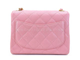 Chanel 2004 Vintage Sakura Pink Caviar Square Mini Flap Bag 24k GHW RJA