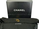 Chanel 1994 Vintage Parent Child Bag Kelly Flap Set Metallic Green 24k GHW RRJ