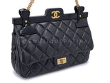 Rare Chanel 2016 "Hanger" Reissue 2.55 225 Classic Flap Bag GHW SVB