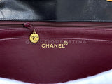 Chanel 1996 Vintage Black Jumbo Classic Flap Bag 24k GHW Lambskin 3QC