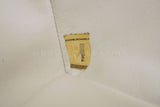 Chanel 1999 Vintage White Caviar Medium Classic Flap Bag "Wooden" HW SZZ