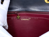 Chanel 1994 Vintage Black Maxi Classic Flap Bag 24k GHW FTD
