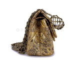 Chanel Vintage 2009 Paris-Moscou Gold Brocade 2.55 Reissue Flap Bag 224 Small Mini Moscow 39F