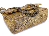 Chanel Vintage 2009 Paris-Moscou Gold Brocade 2.55 Reissue Flap Bag 224 Small Mini Moscow 39F