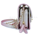 Chanel 22C Metallic Mermaid Ombre Pink Mini Wallet Flap Bag GHW ES7