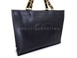 Chanel 1994 Vintage Black Chunky Chain Classic Tote Bag 24k GHW AO8