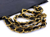 Chanel 1994 Vintage Black Chunky Chain Classic Tote Bag 24k GHW AO8