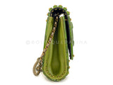 Chanel 2010 Paris-Shanghai Jade Green Plexiglass Clutch on Chain T44