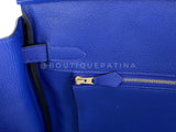 Hermès Birkin 30 Bleu Electric Novillo Tote Bag 24k GHW QC5
