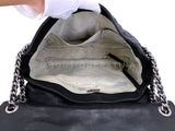Chanel Black Luxe Chain Around Maxi Flap Bag SHW 65I
