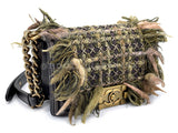 Chanel 2013 Paris-Edinburgh Caged Fringe Small Boy Flap Bag GHW 3S5