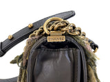 Chanel 2013 Paris-Edinburgh Caged Fringe Small Boy Flap Bag GHW 3S5
