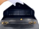 Chanel 1996 Vintage Black Jumbo Classic Flap Bag 24k GHW Lambskin GRP