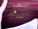Chanel Vintage 1994 Wine Burgundy Caviar Briefcase Tote Bag 24k GHW CRG