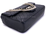 Chanel 2013 Black Westminster Pearl and Chain Flap Bag TL6