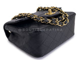 Chanel 2009 Black Caviar Square Mini Flap Bag GHW DYU