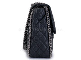 Chanel Black Luxe Chain Around Maxi Flap Bag SHW 65I